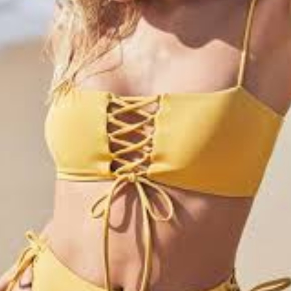 LA HEARTS blue bikini top - Picture 4 of 4